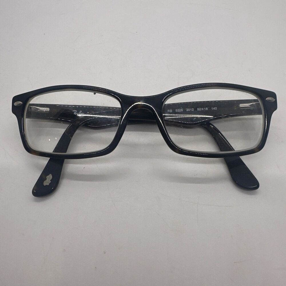 Ray Ban RB 5206 2012 Rectangle Havana Brown Eyeglasses Optical Frame 54-18-145